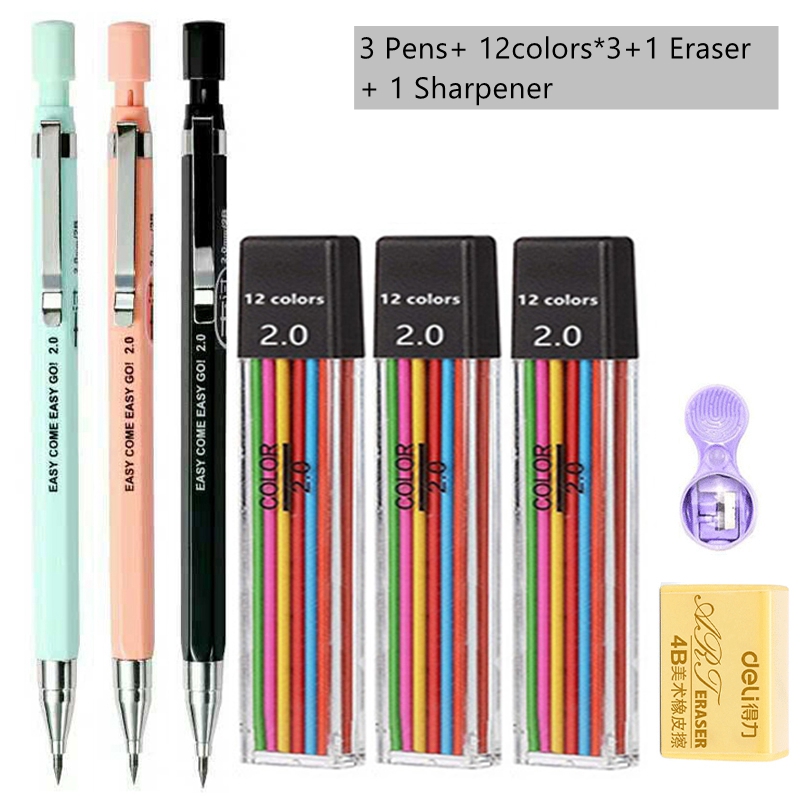 Lápiz mecánico de 2,0mm con re - Staedtler Pencil Lumocolor reseña y precio