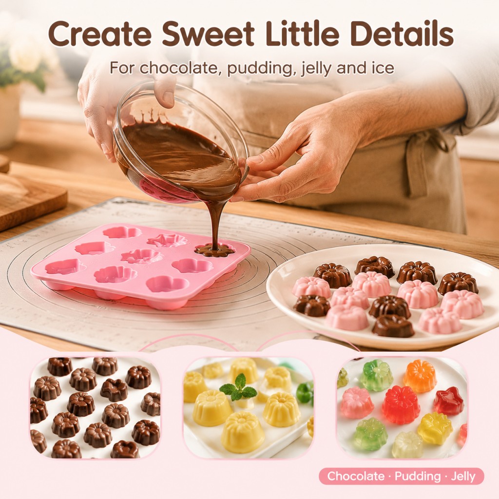 Molde de Silicona para Chocola - Silicone Mold Tray reseña y precio